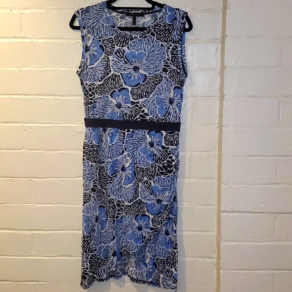 BCBGMAXAZRIA  Mikela Wrapped Shirred Skirt Dress
